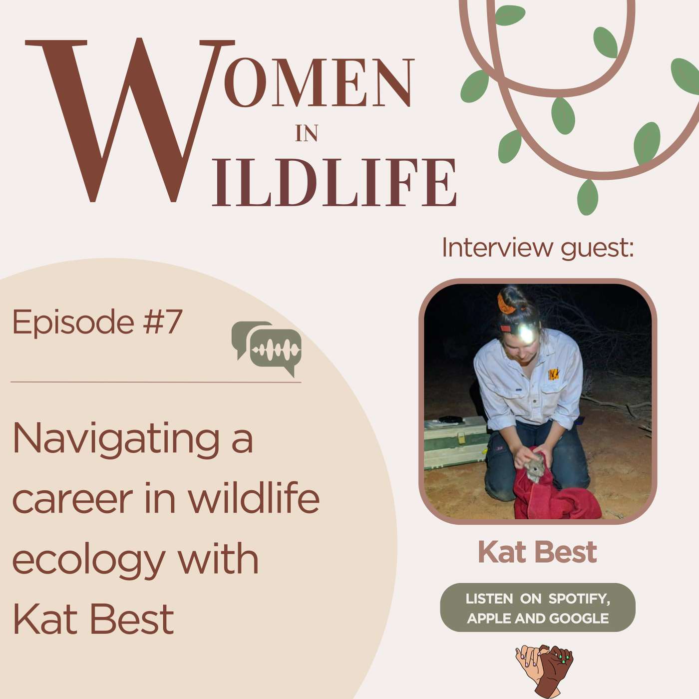 Navigating a career in wildlife ecology with Kat Best