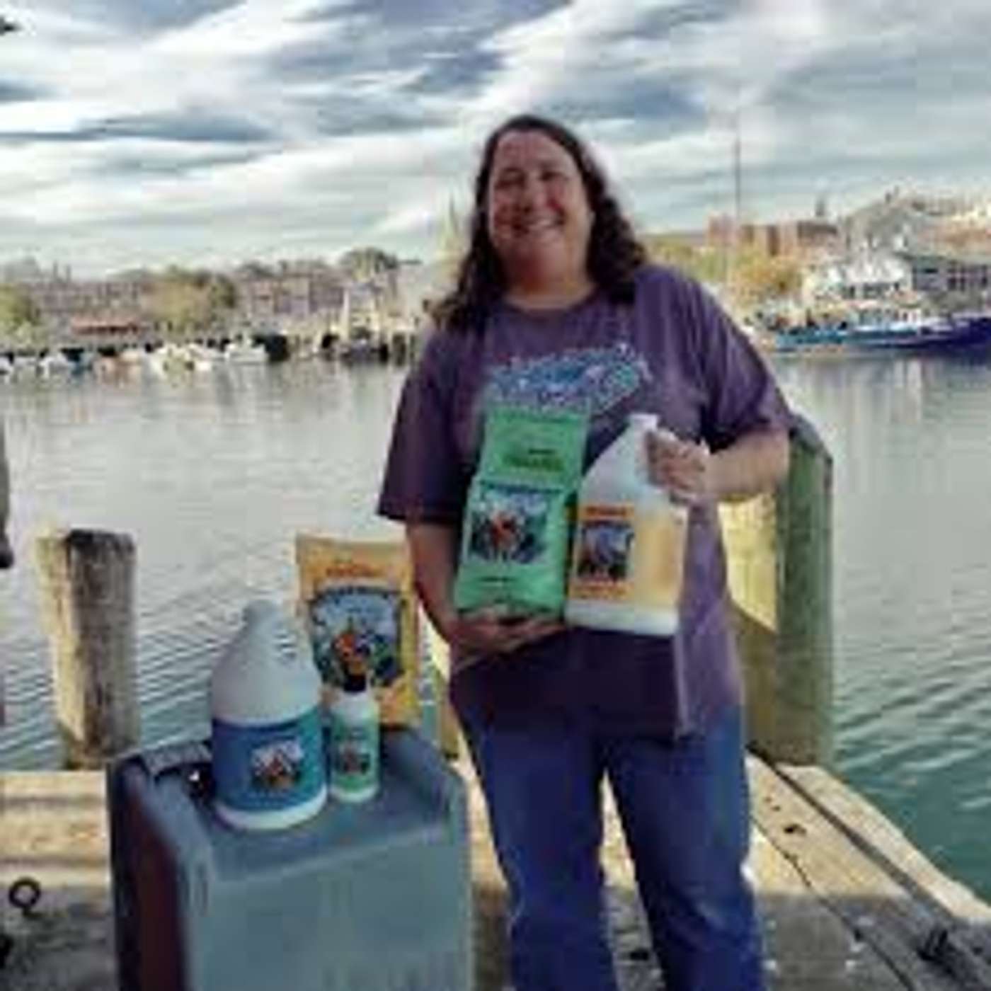 Ann Malloy of The Neptune's Harvest fertilizer company.