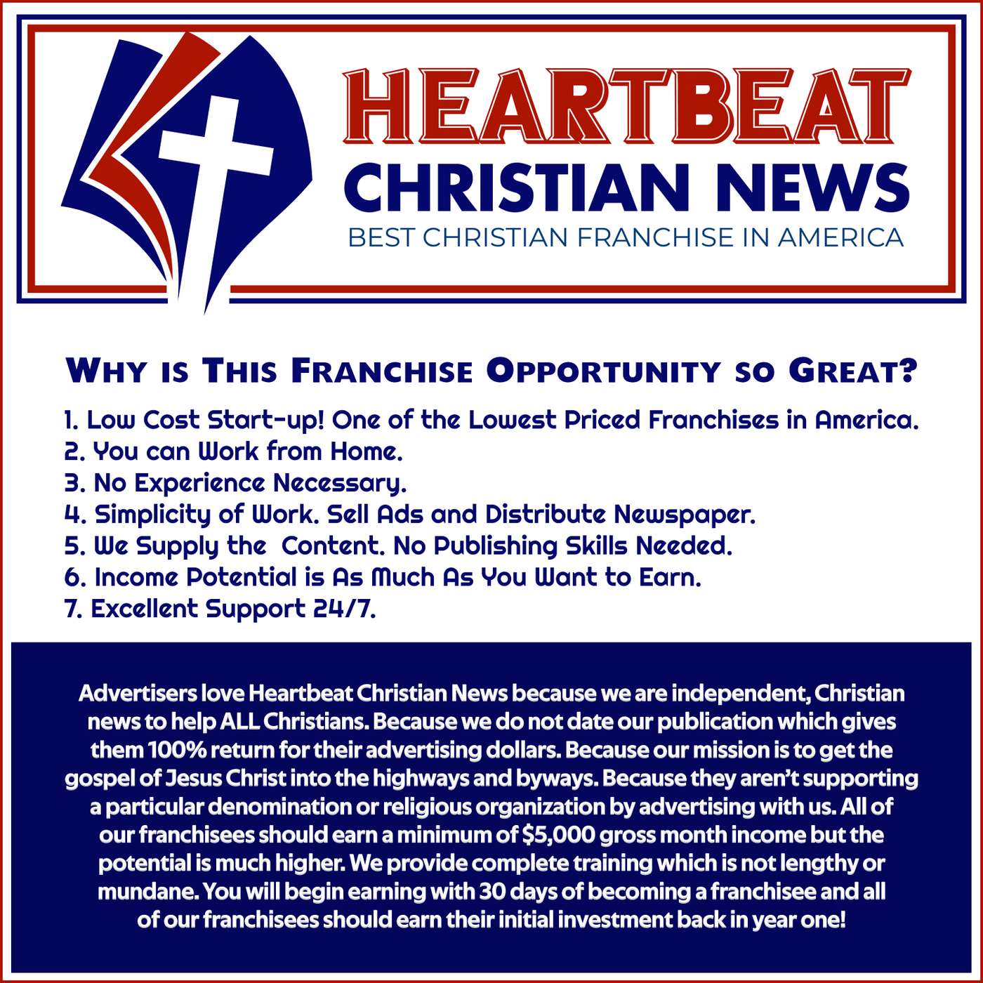 Heartbeat Christian News Franchise Opportunity