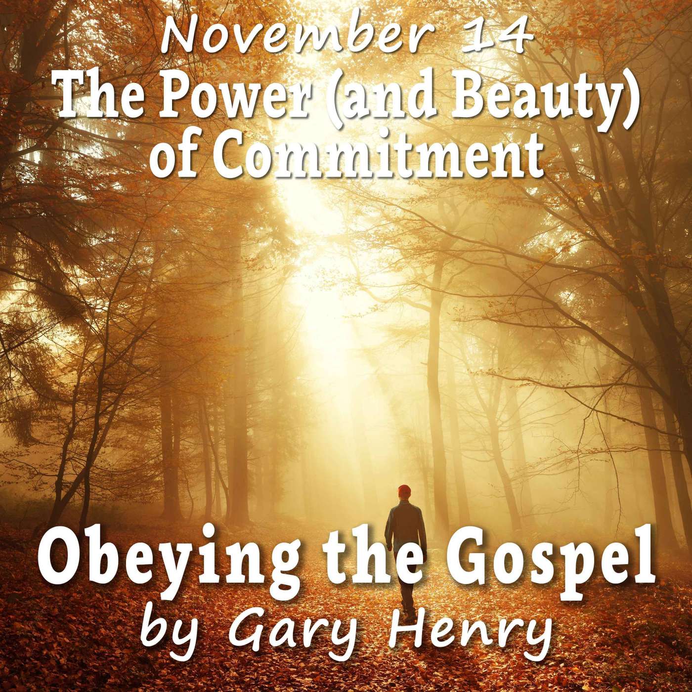 The Power (and Beauty) of Commitment (November 14)