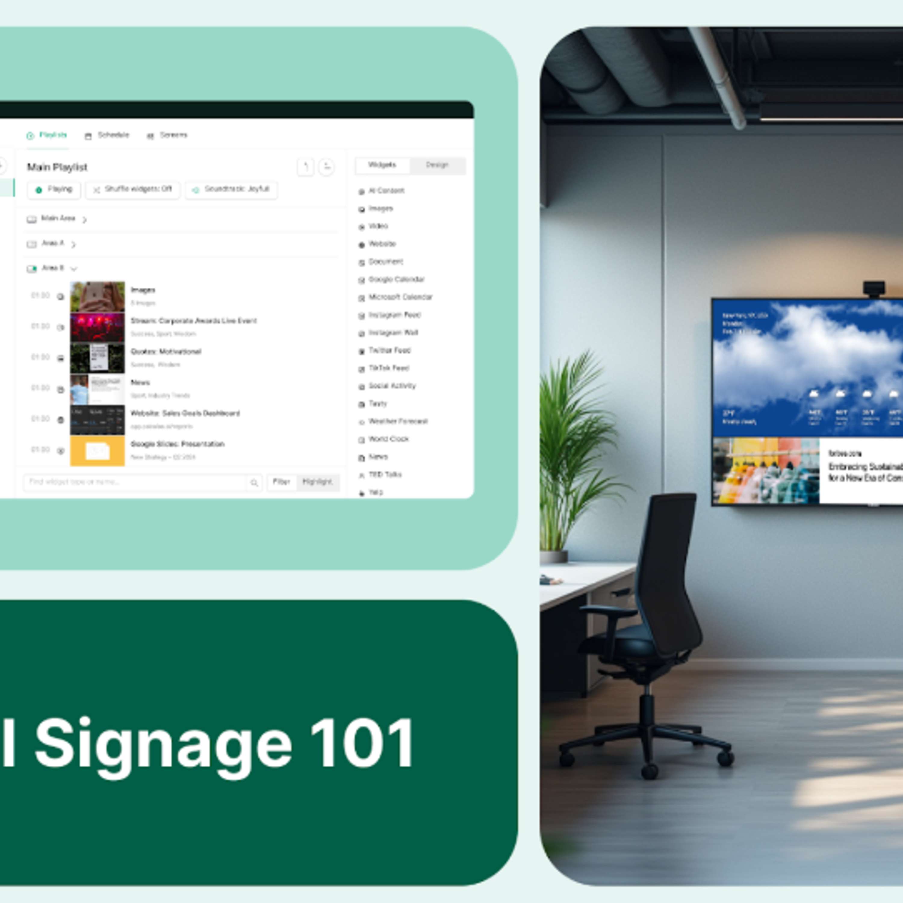 Digital Signage 101: How It Works, What to Show, and How to Start