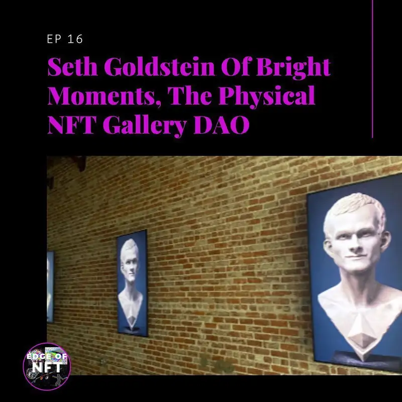 Seth Goldstein Of Bright Moments, The Physical NFT Gallery DAO, Plus: Berkeley Nobel Data NFT, NFT High School Athletics, NFT In Travel, Ikonick Bravado Deal, And More...