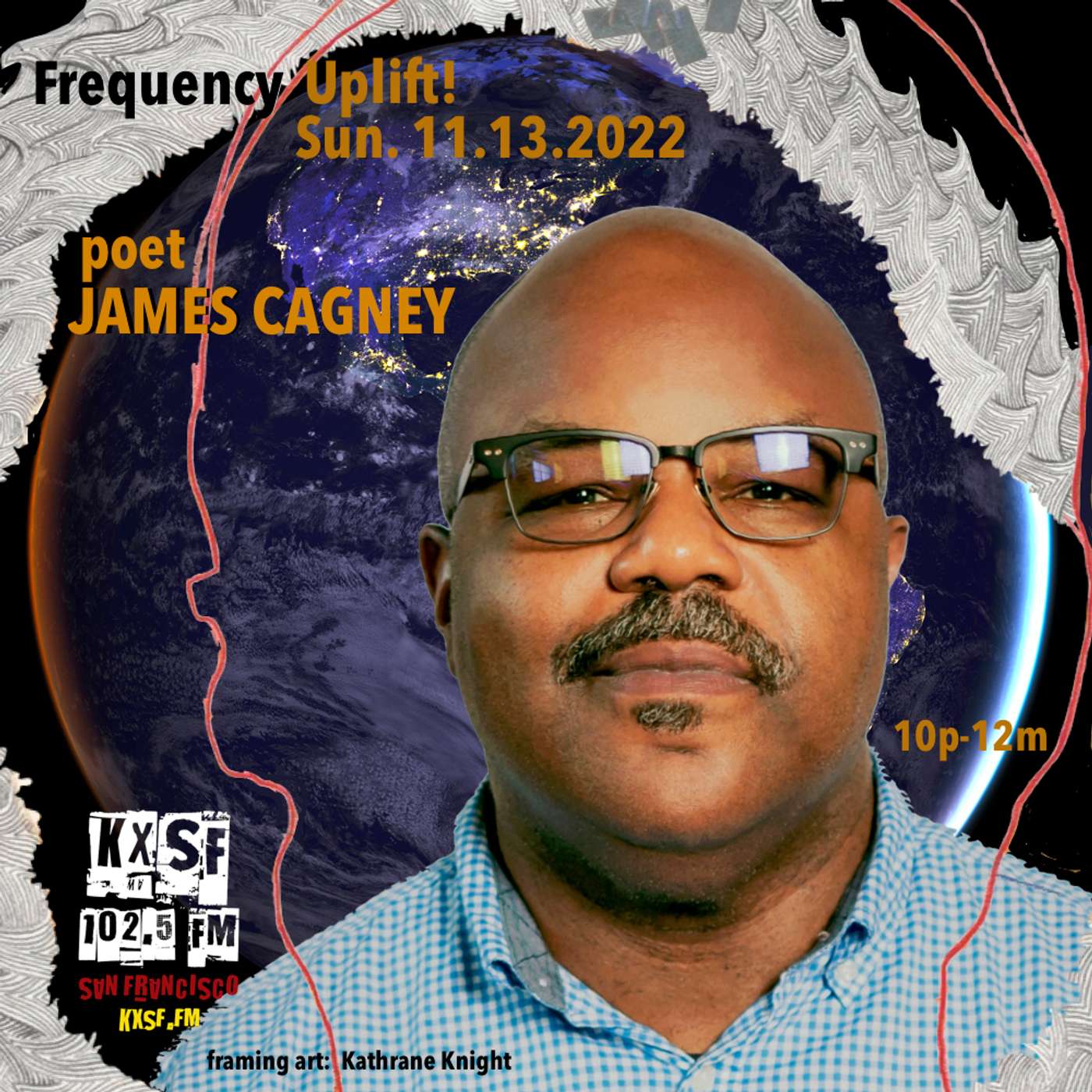 FREQUENCY UPLIFT !  11.13.2022. 2nd Sunday poet James Cagney episode artwork