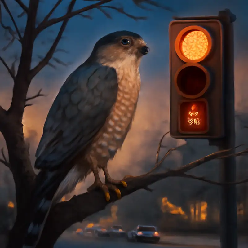 Urban Raptors The Smart Hunting Strategies of Cooper's Hawk in the City