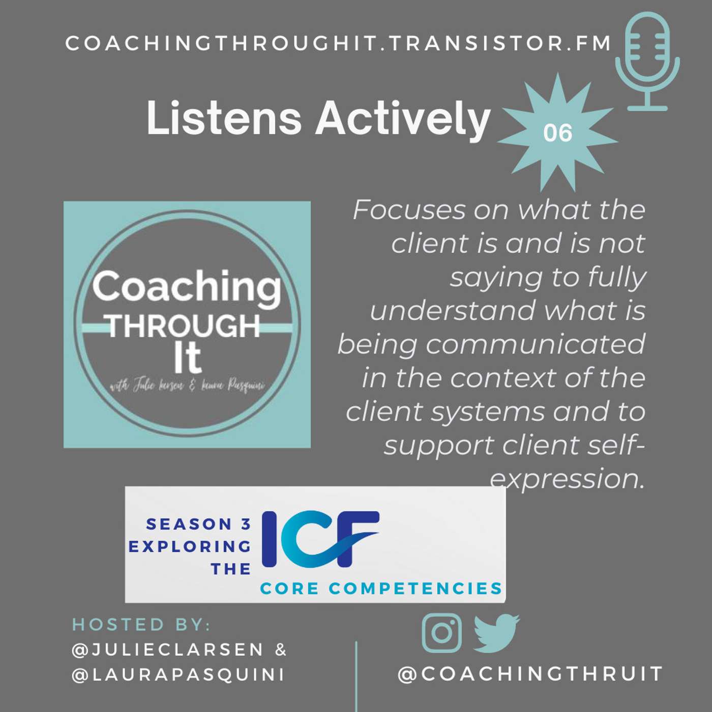 Competency #6: Listens Actively episode artwork