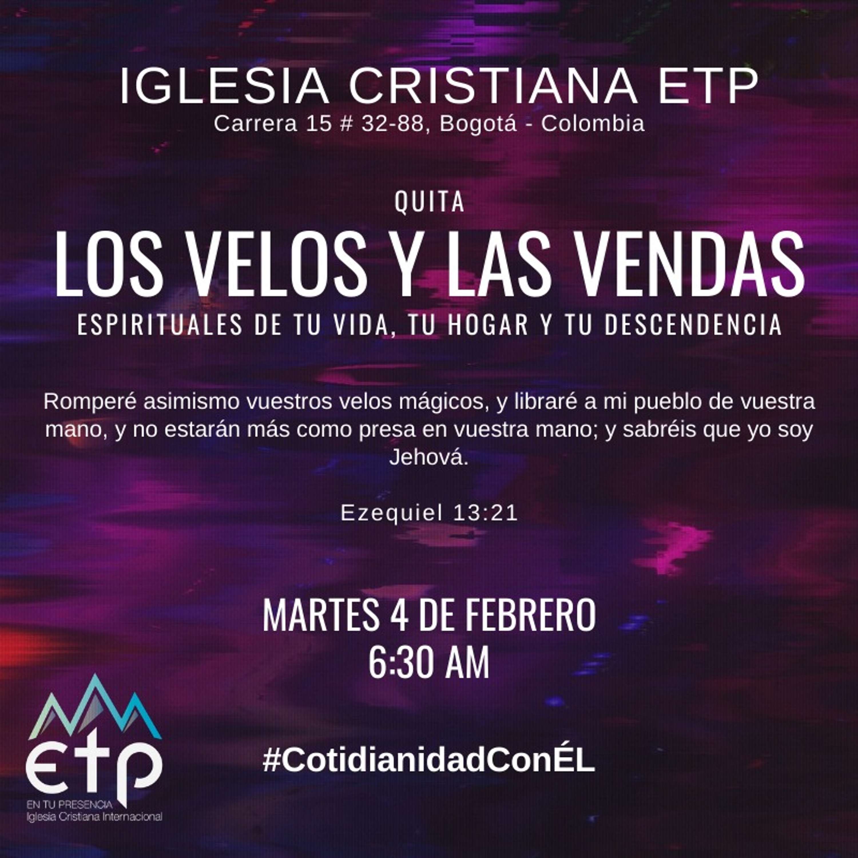 Quita los velos y las vendas que han colocado en tu vida, tu hogar y tu descendencia