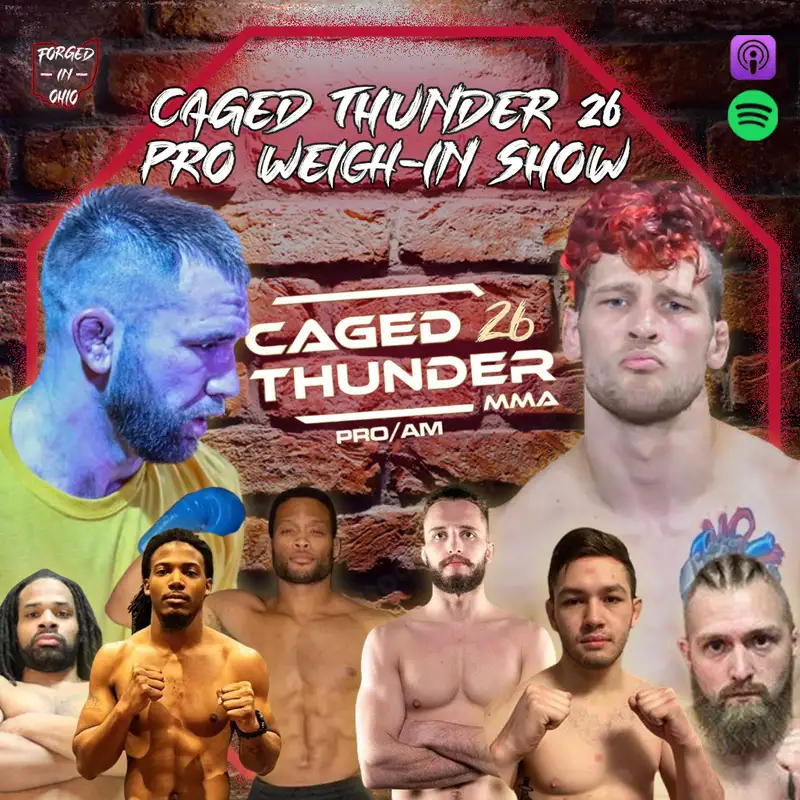 Caged Thunder 26 Live Pro Weigh-In Show