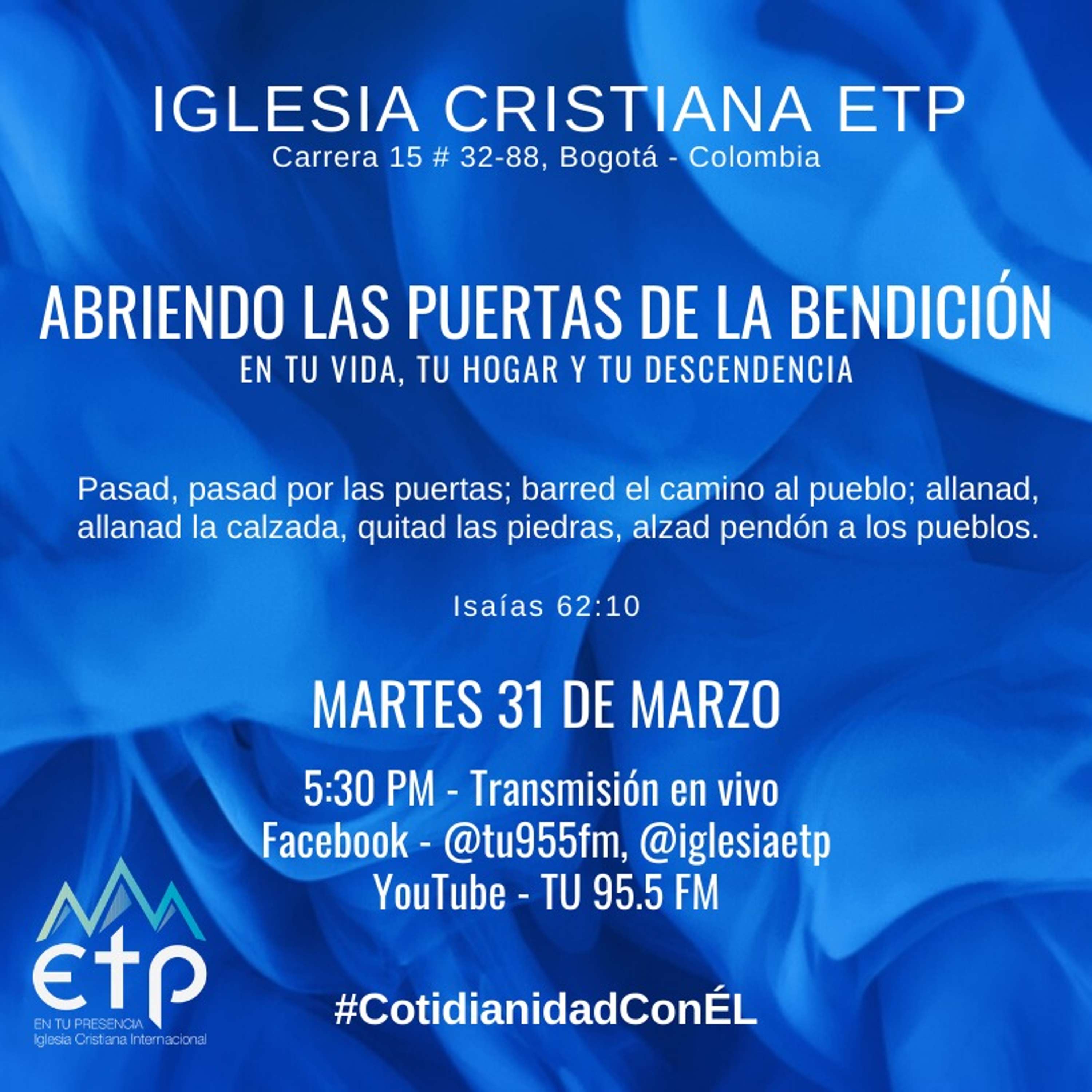 Abriendo las puertas de la bendición en tu vida, tu hogar y tu descendencia