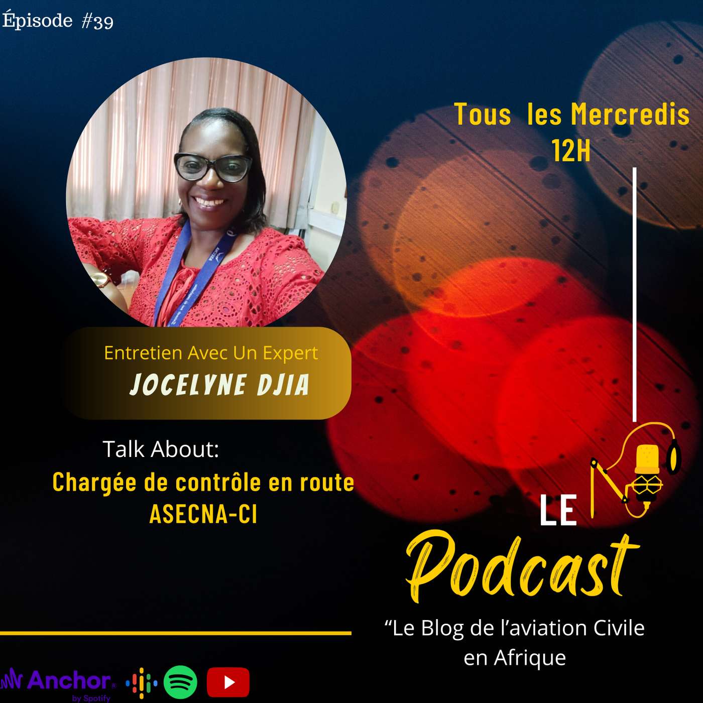 #️⃣3️⃣9️⃣Les femmes dans l'Aviation : Jocelyne DJIA, un modèle de réussite 🛬