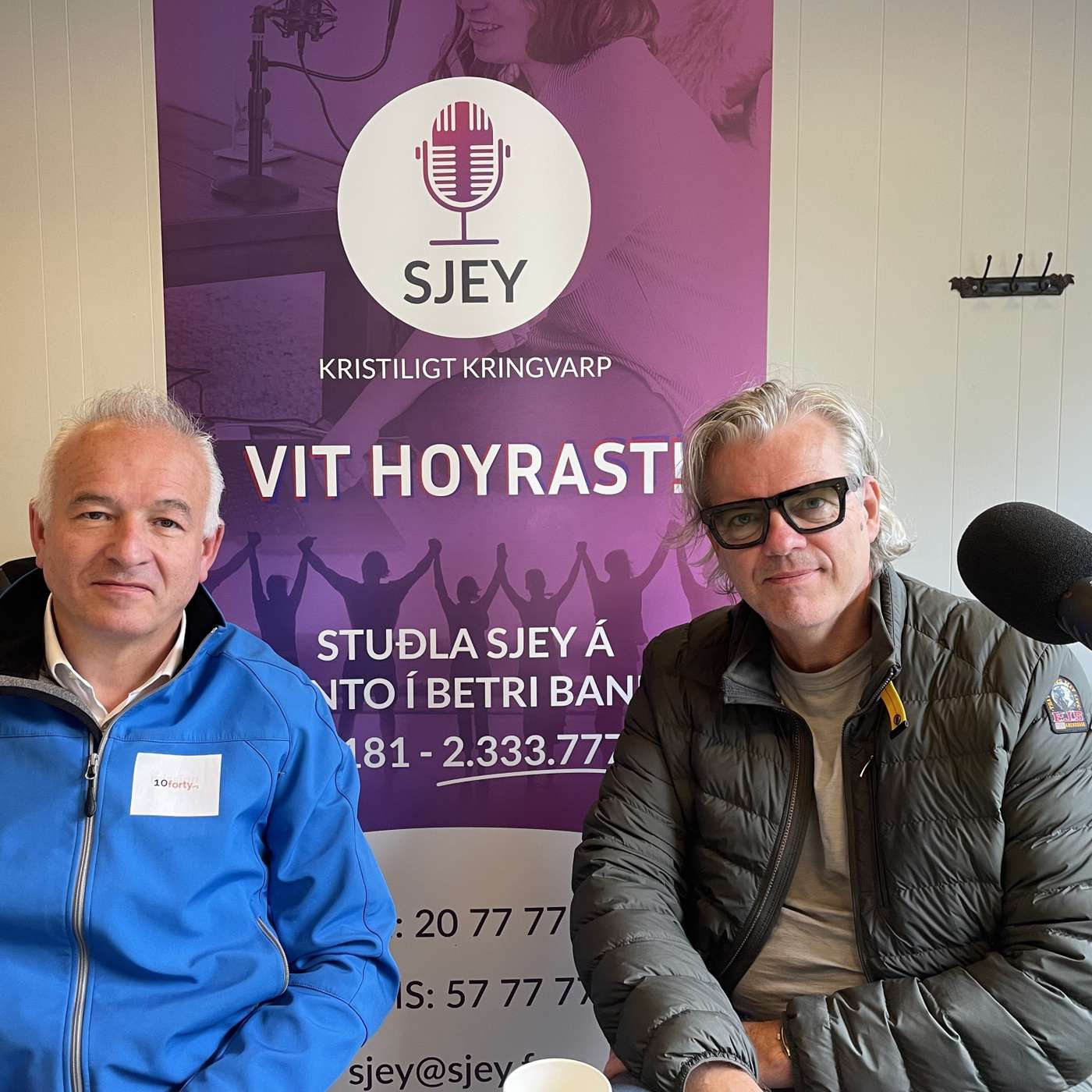 Morgunsending - 2. okt. 2023 - Kim Hartzner og Niels Birkemose um Mission10Forty.org