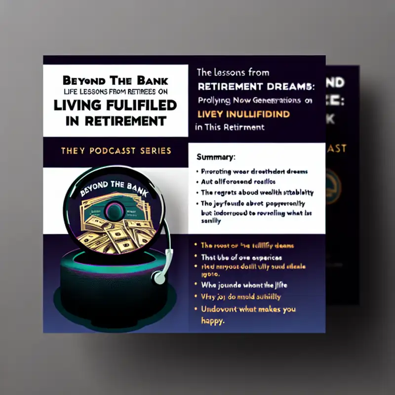 Beyond the Bank: Life Lessons from Retirees on Living Fulfilled in Retirement