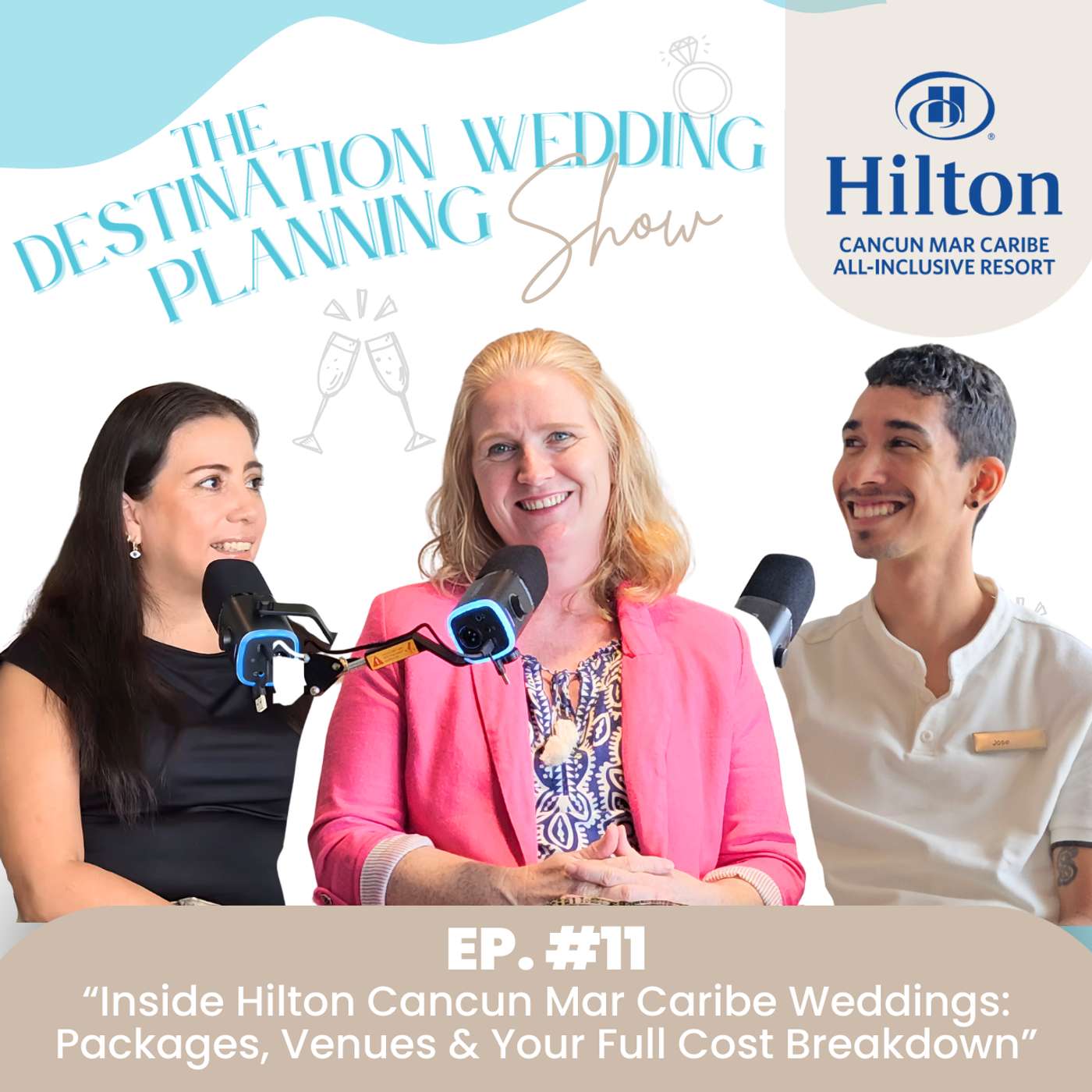 Ep. 11: Inside Hilton Cancun Mar Caribe Weddings: Packages, Venues & Your Full Cost Breakdown