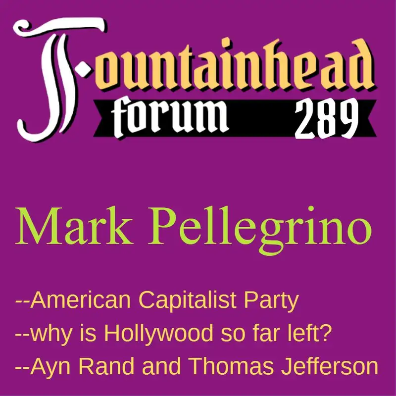 FF-289: Mark Pellegrino on the American Capitalist Party and working in Hollywood