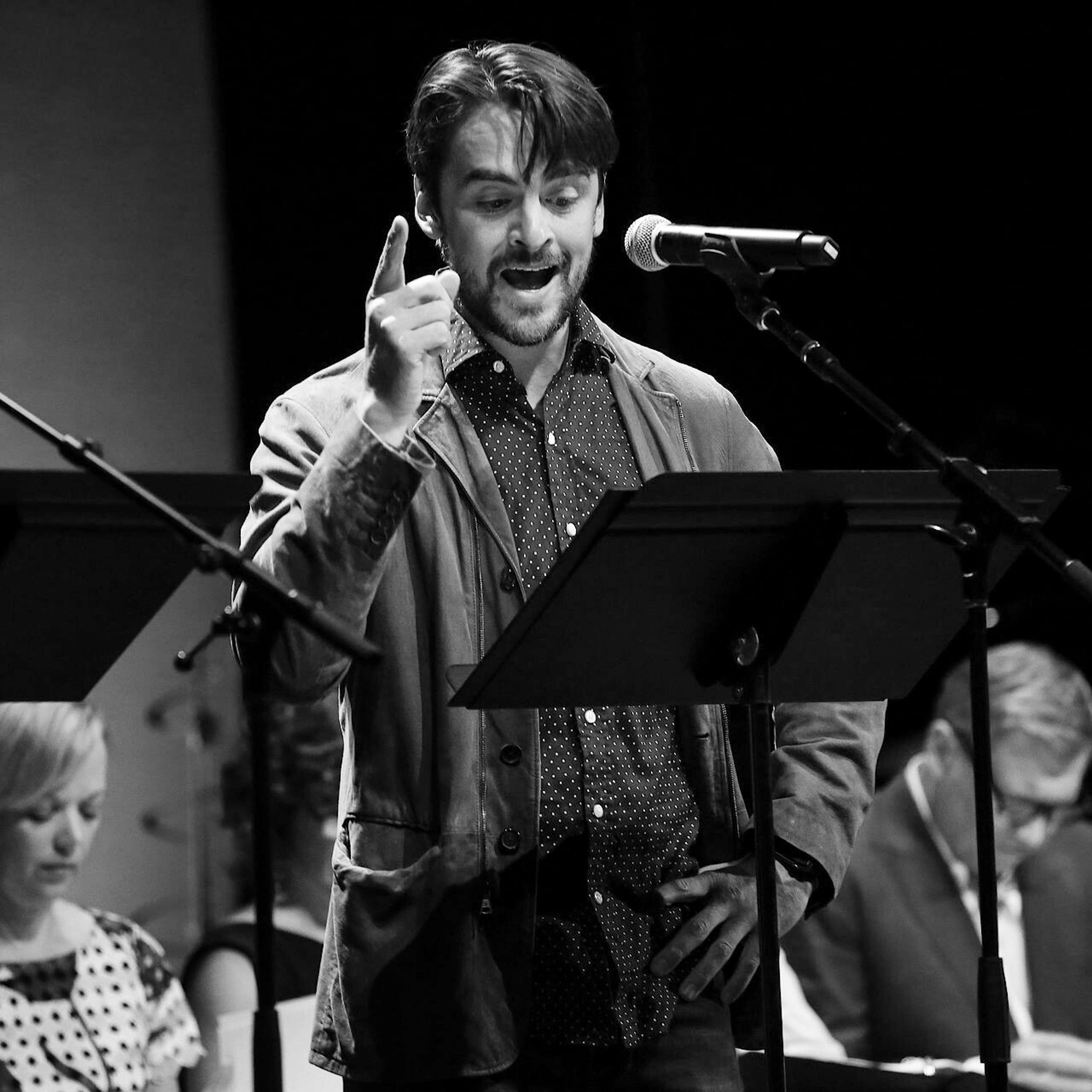 Tulsa King's Vincent Piazza performs "Uncle Norm Reads Spinoza as His Cookie Business Collapses Due to the Rise in Sugar Prices in the Dominican Republic" by Peter Orner and "The Mighty Shannon" by David Means