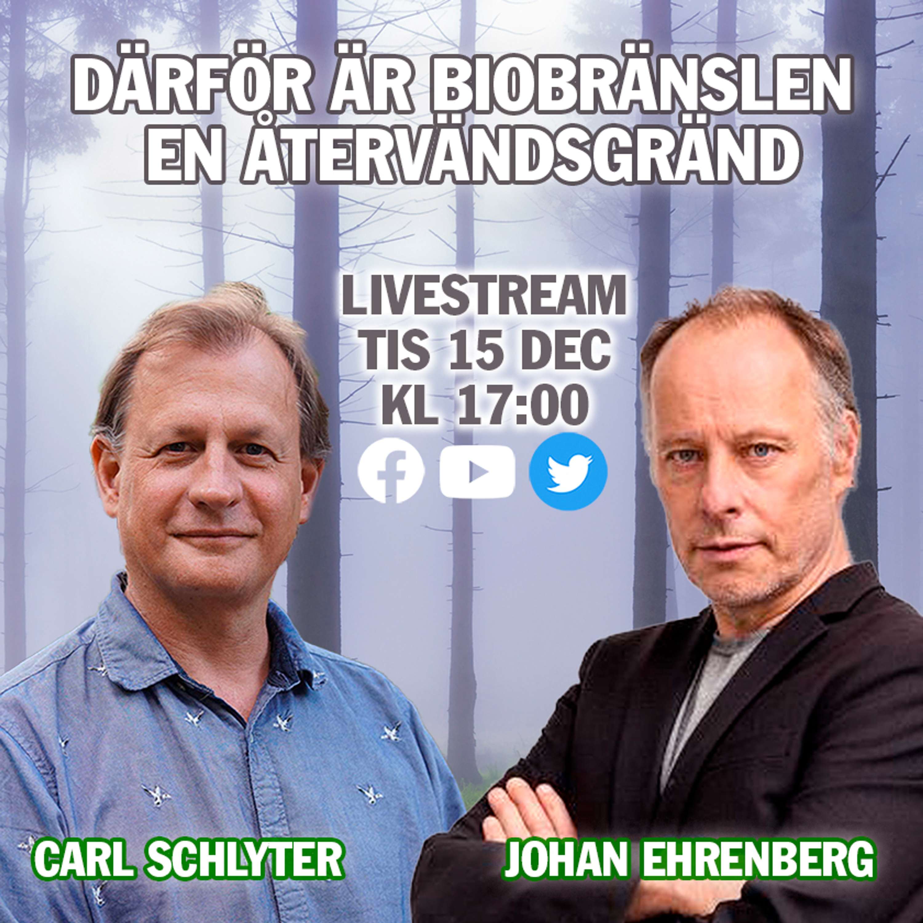 ETC Play-podden | Därför är biobränslen en återvändsgränd – Samtal med Carl Schlyter & Johan Ehrenberg episode artwork