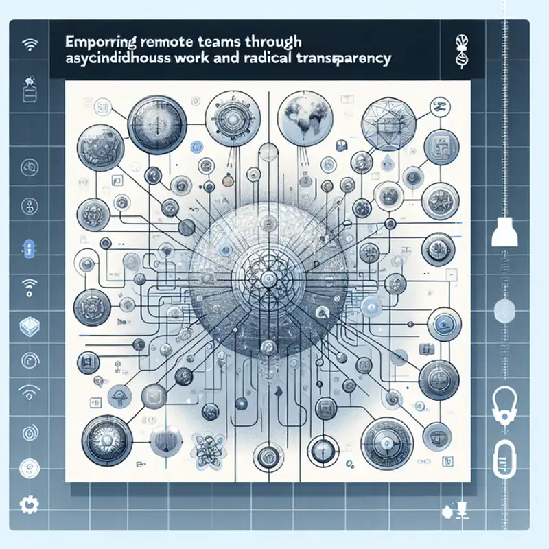 Empowering Remote Teams Through Asynchronous Work and Radical Transparency