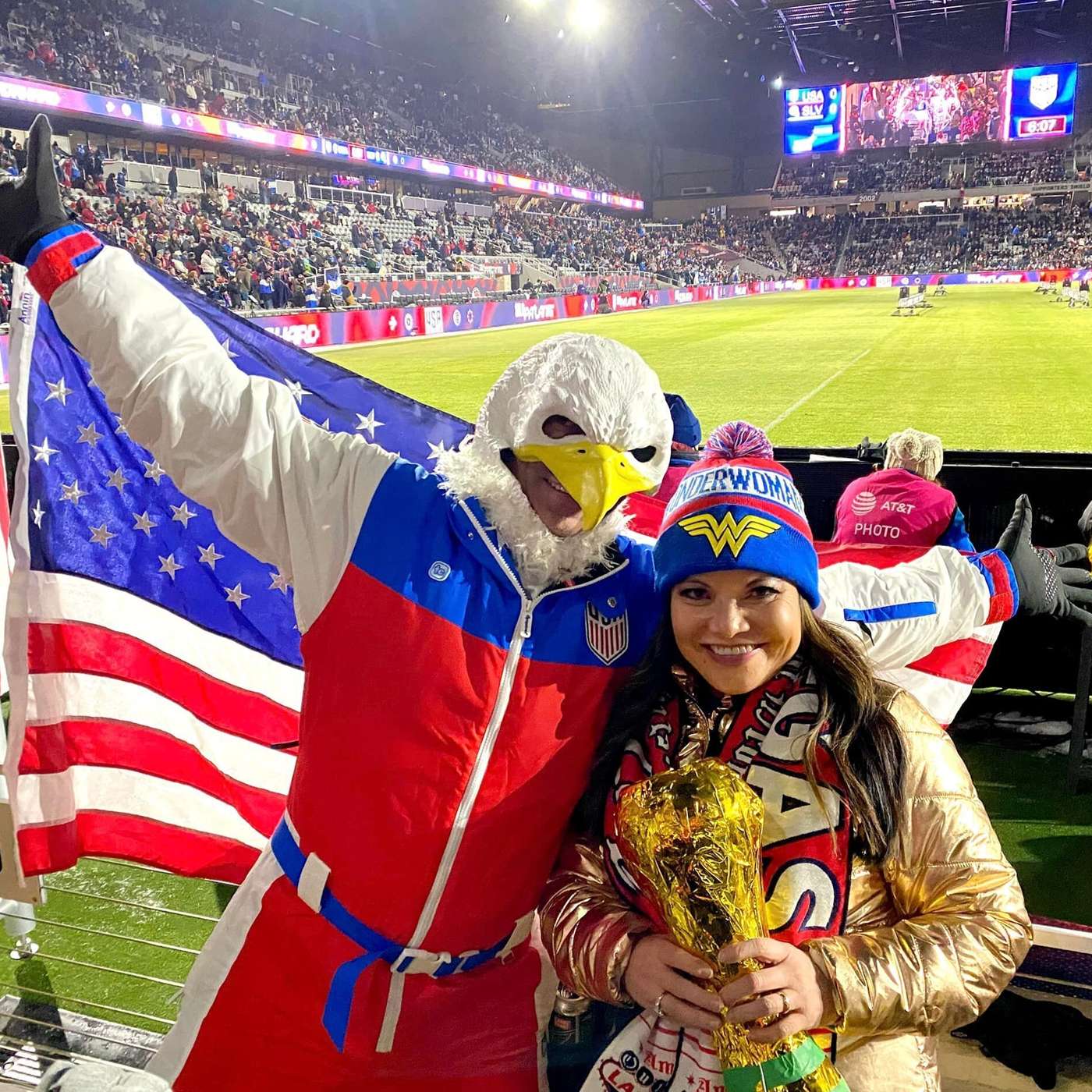 Soccer In Snow & Smoke