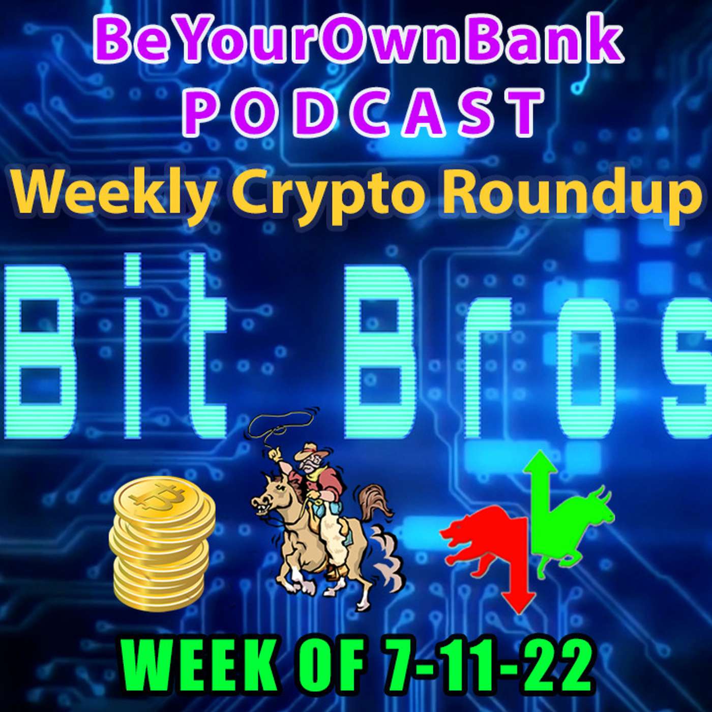 BYE BYE CEFI | BeYourOwnBank Podcast | Weekly Crypto Roundup: 7-11-22