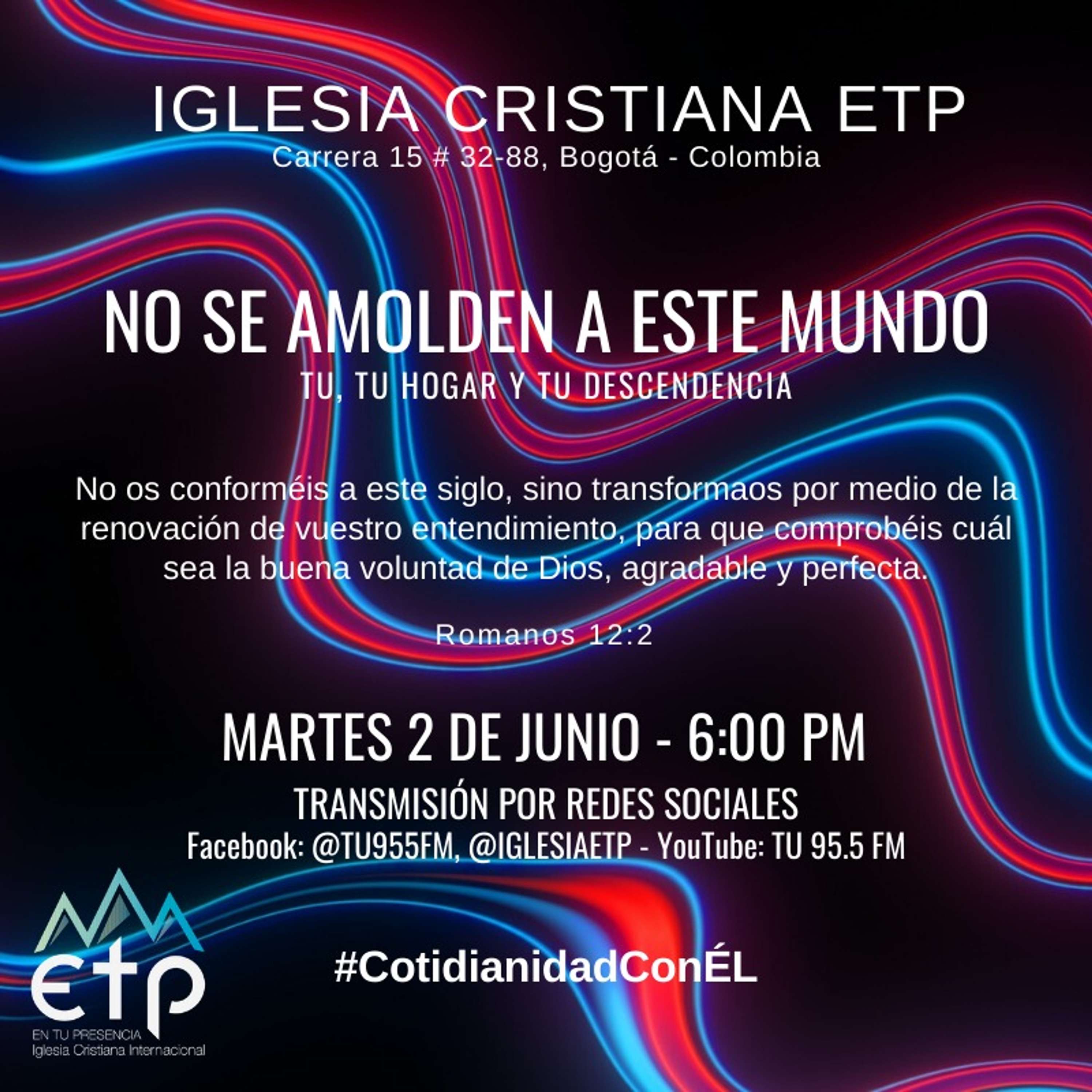 Charlas Pastores Luis Salas y Jeannette Noguera, Iglesia ETP