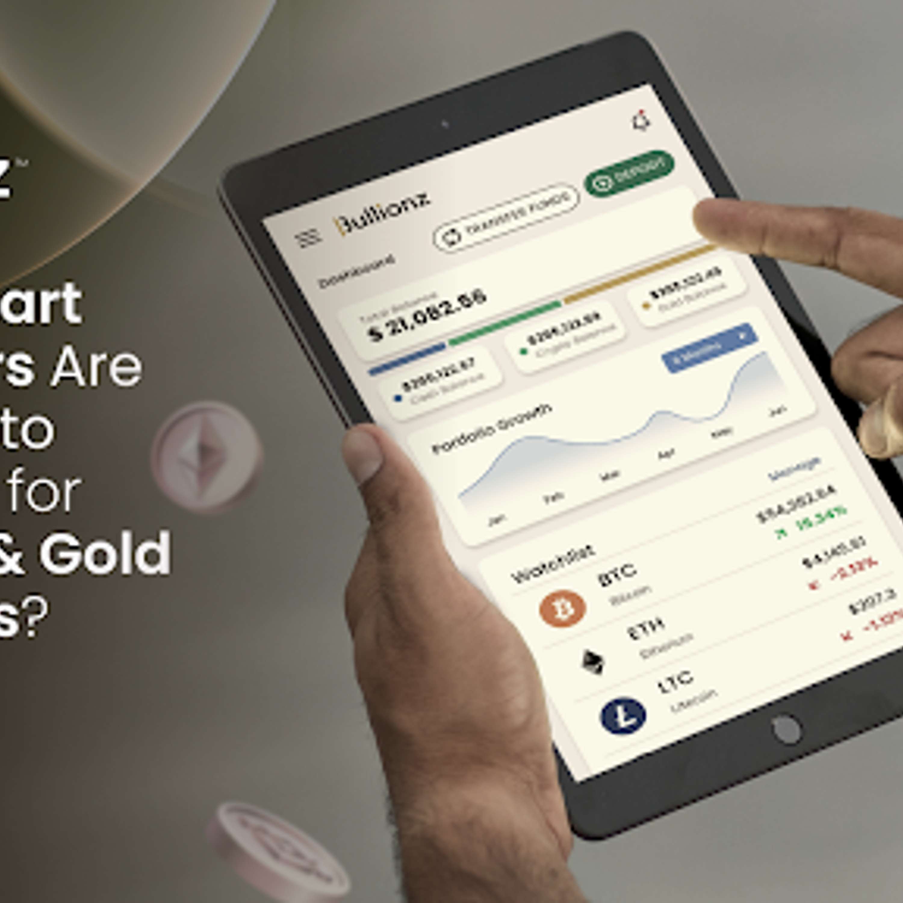 Meet Bullionz - The Future Of Crypto And Gold Rewards