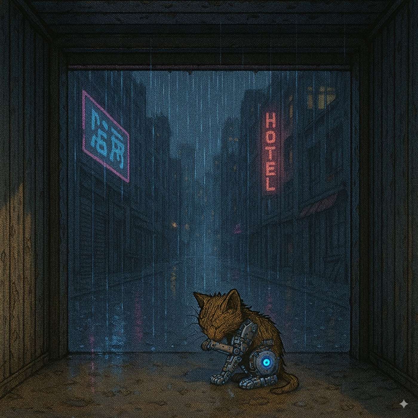 We Adopt a Bionic Cat in the Future City of Neo Bang York | <3 #156 CHATGPT