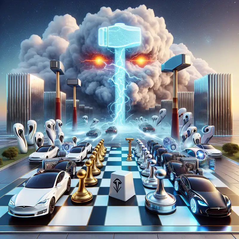 Tesla's Robotaxi Reveal and Alphabet's Potential Bid for HubSpot: Tech Giants Stirring Up AI Market