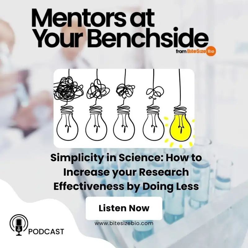 Simplicity in Science: How to Increase your Research Effectiveness by Doing Less