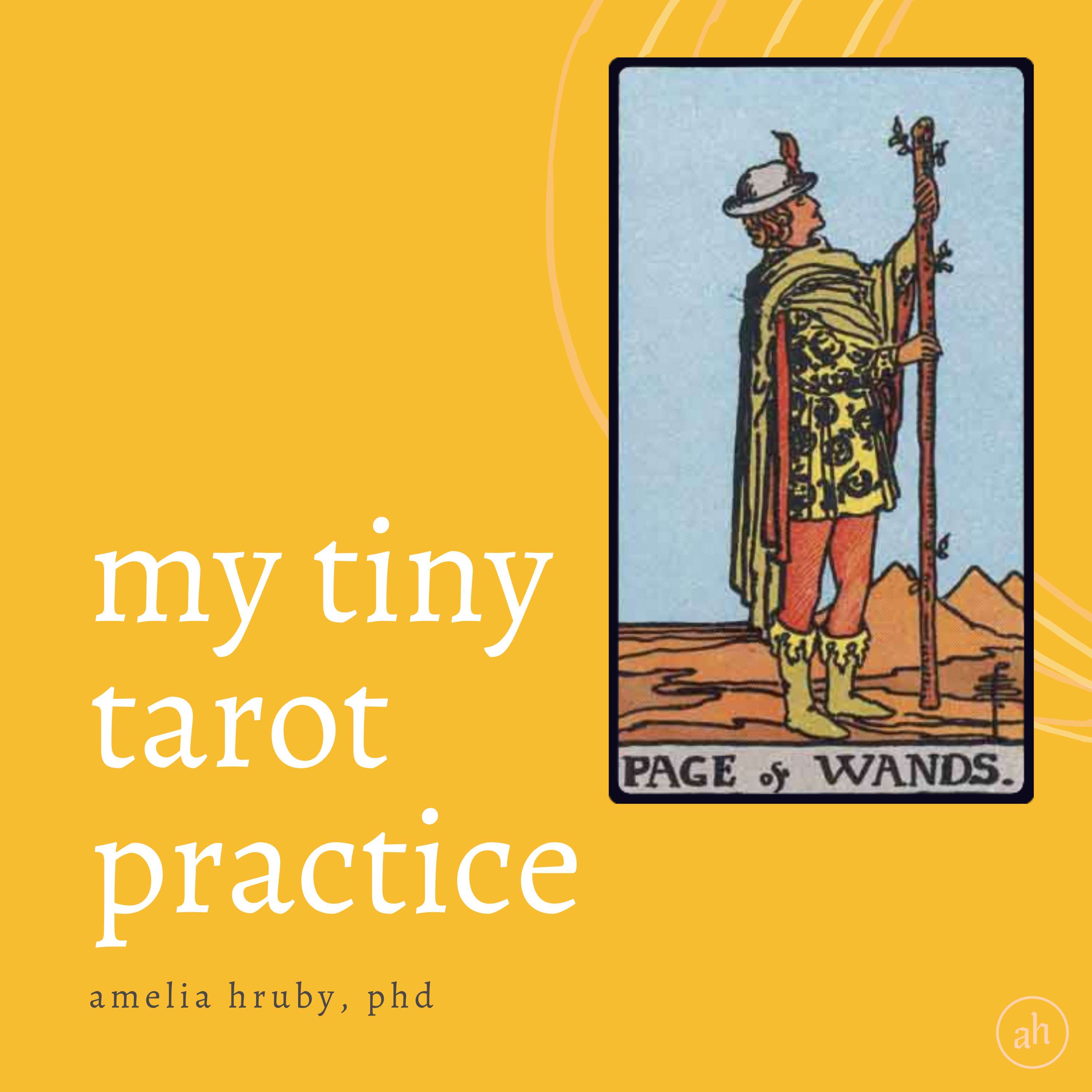 my tiny tarot practice