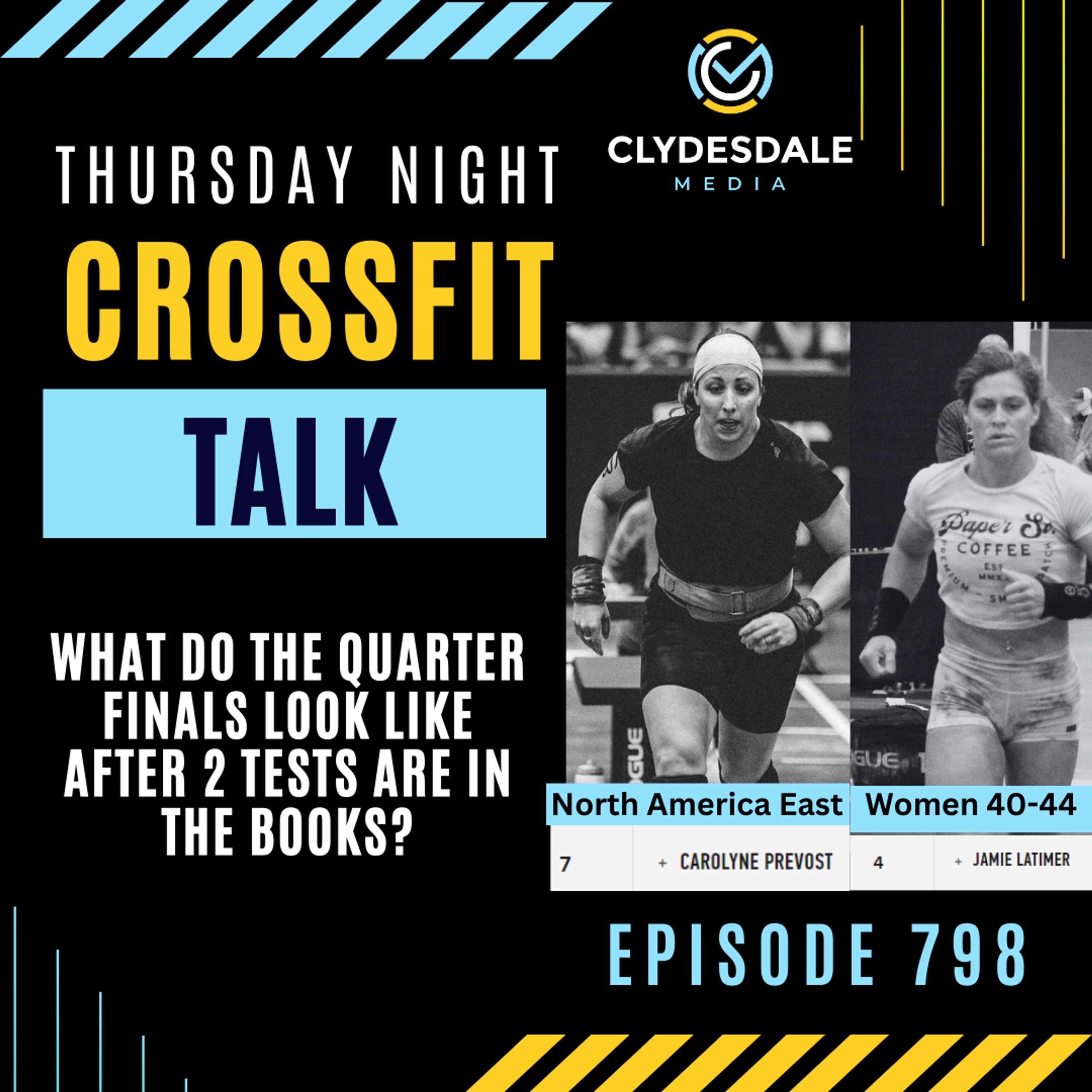 Thursday Night CrossFit Talk on Sunday - 2 Workouts are Submitted!  Where Does Everyone Stand?