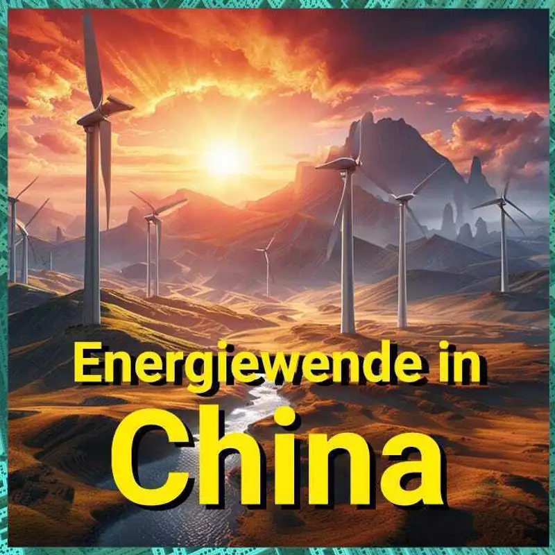 In China bauen sie Windräder