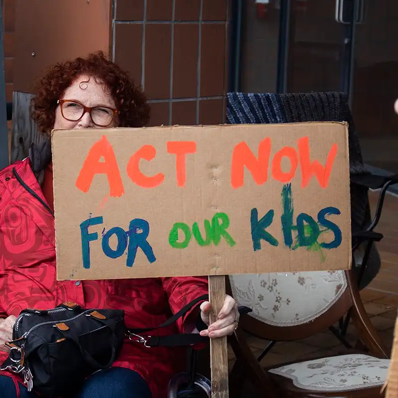 Seniors in Nanaimo rally for climate action