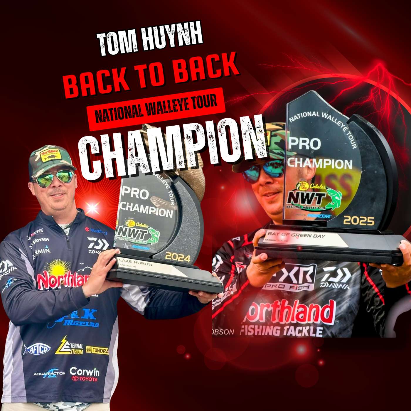 Two Time National Walleye Tour Champion Tom Huynh