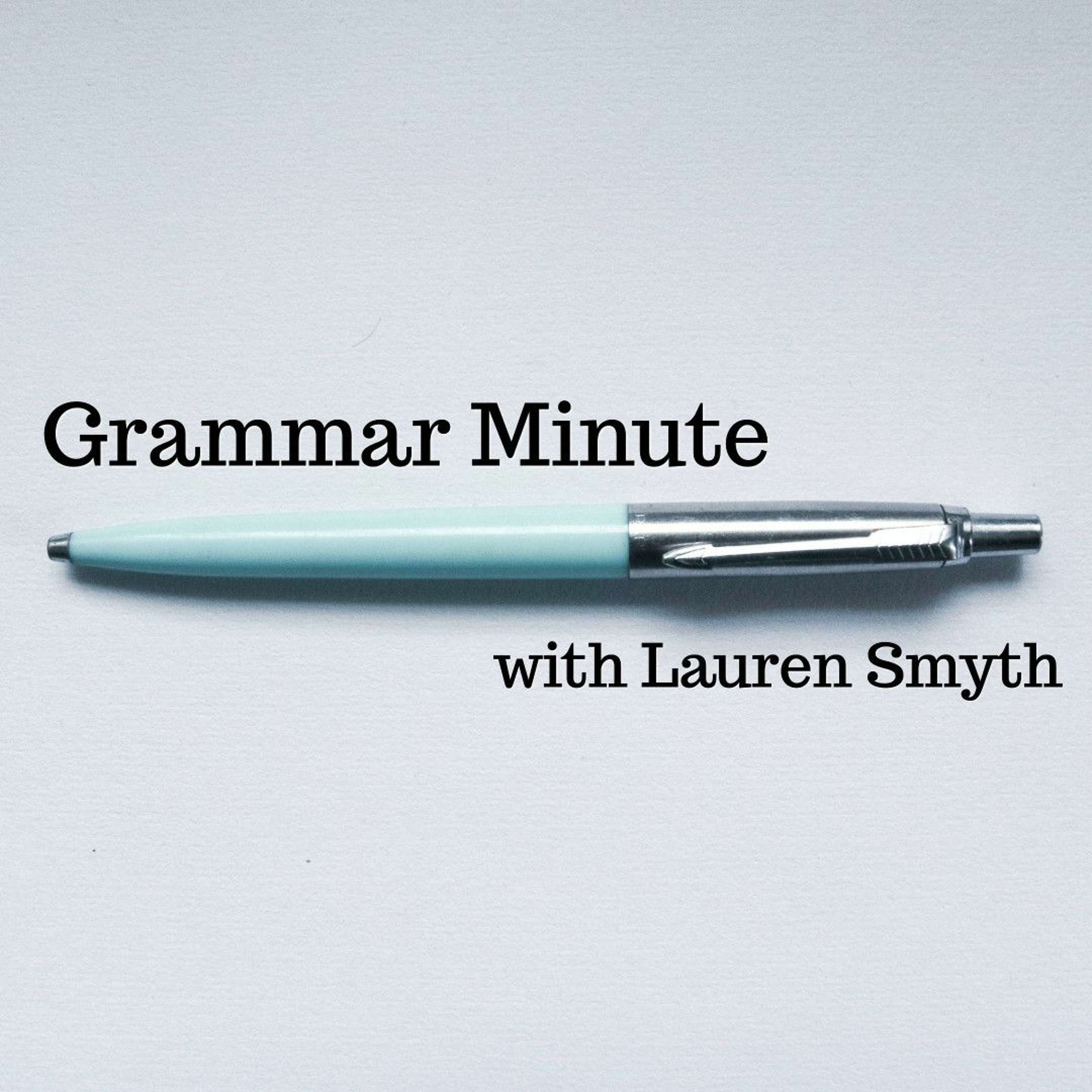 Grammar Minute: Italics for Emphasis