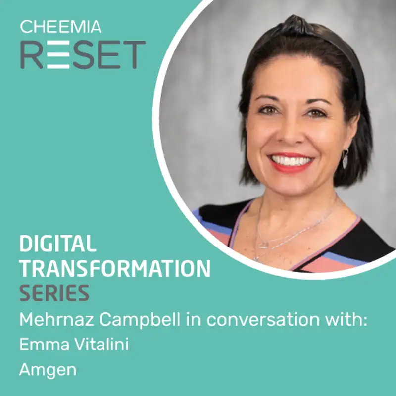 Mehrnaz Campbell in conversation with Emma Vitalini from Amgen