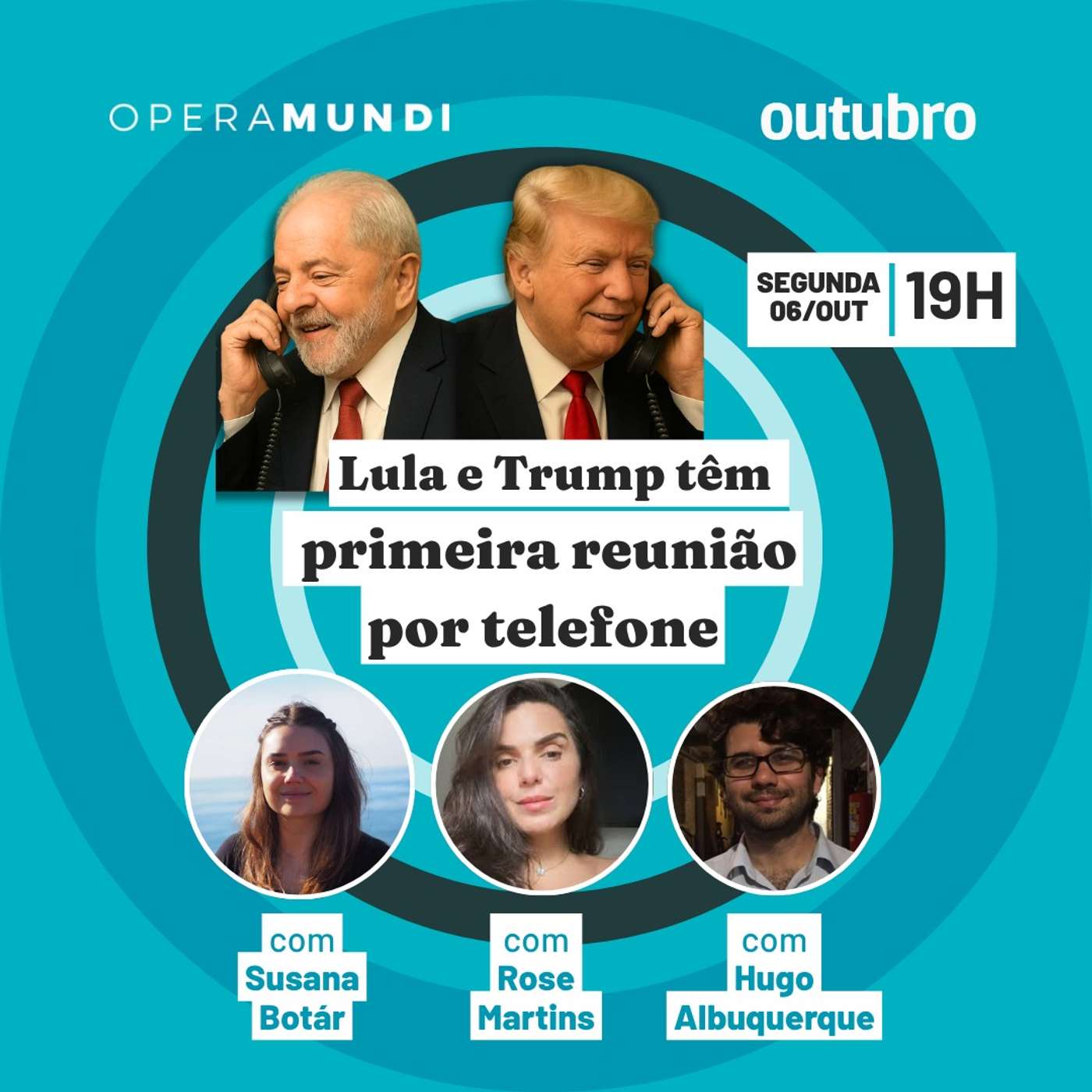 Lula e Trump têm primeira reunião por telefone