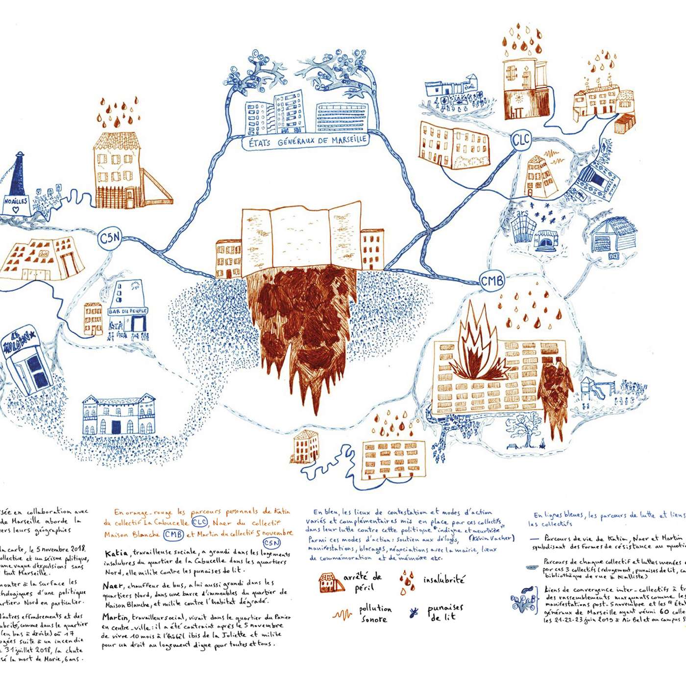 Élise Olmedo - Dessiner une cartographie sensible des luttes