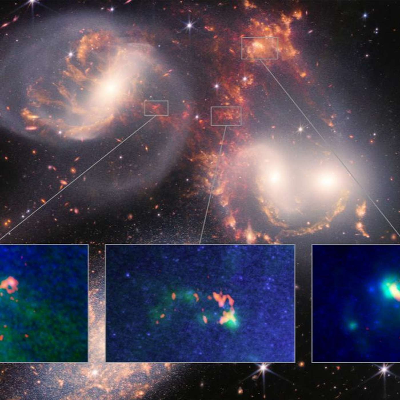 ALMA Y Telescopio James Webb Revelan Que Choque Galáctico Incide En Quinteto De Stephan episode artwork