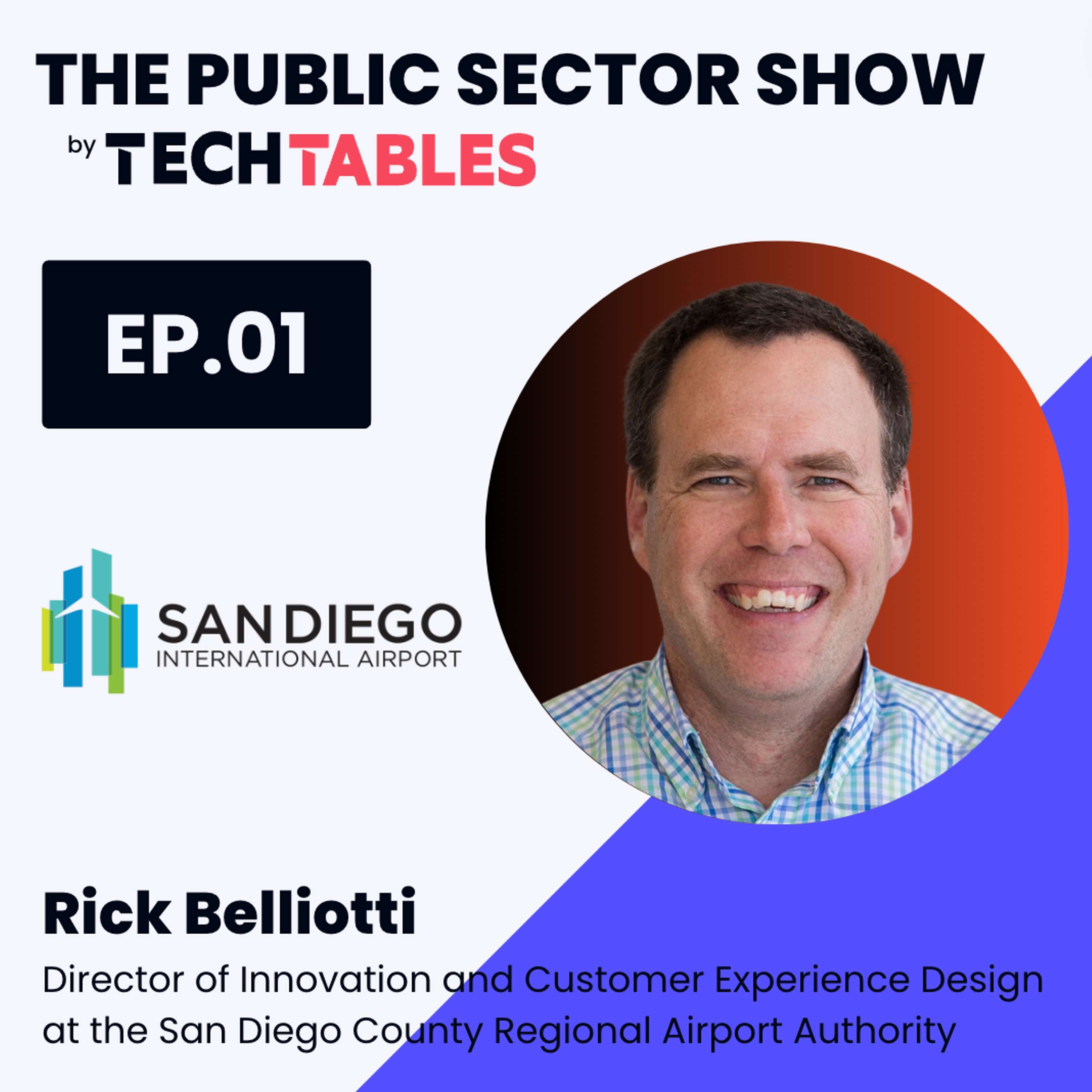 Ep.01 Why Innovation is the Key to Great Customer Experience with Rick Belliotti, Director of Innovation and Customer Experience Design at the San Diego County Regional Airport Authority