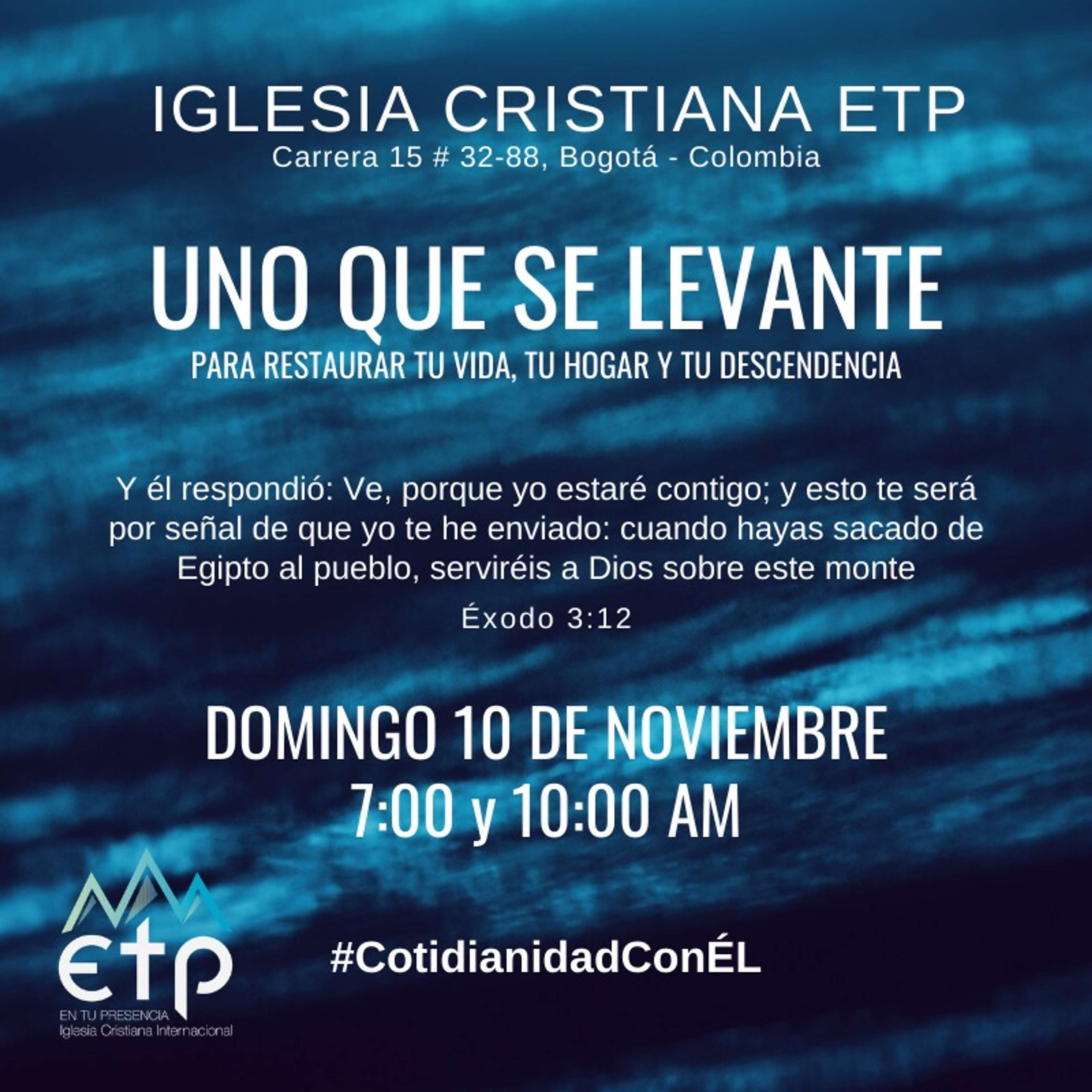 Charlas Pastores Luis Salas y Jeannette Noguera, Iglesia ETP