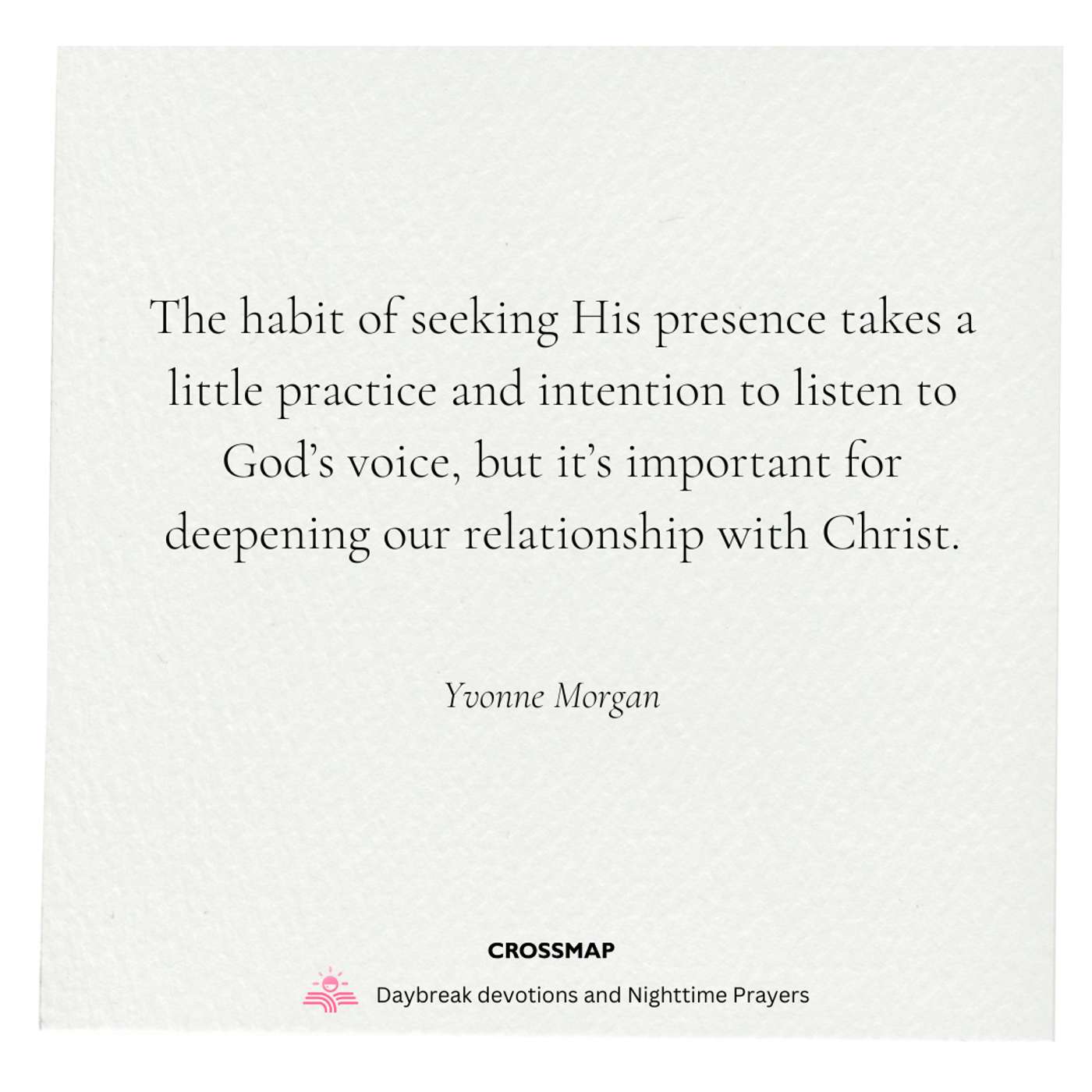 Spending Time with God