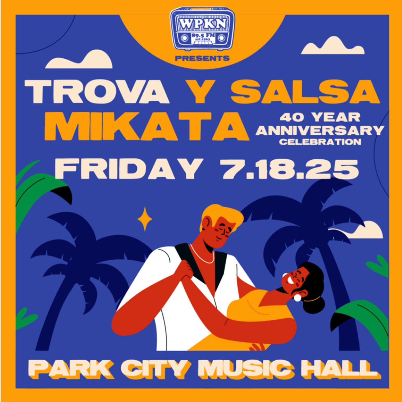 Lou Pomales (WPKN's La Esquina Latina) interviews Richard Hill of Mikata on their 40th Anniversary