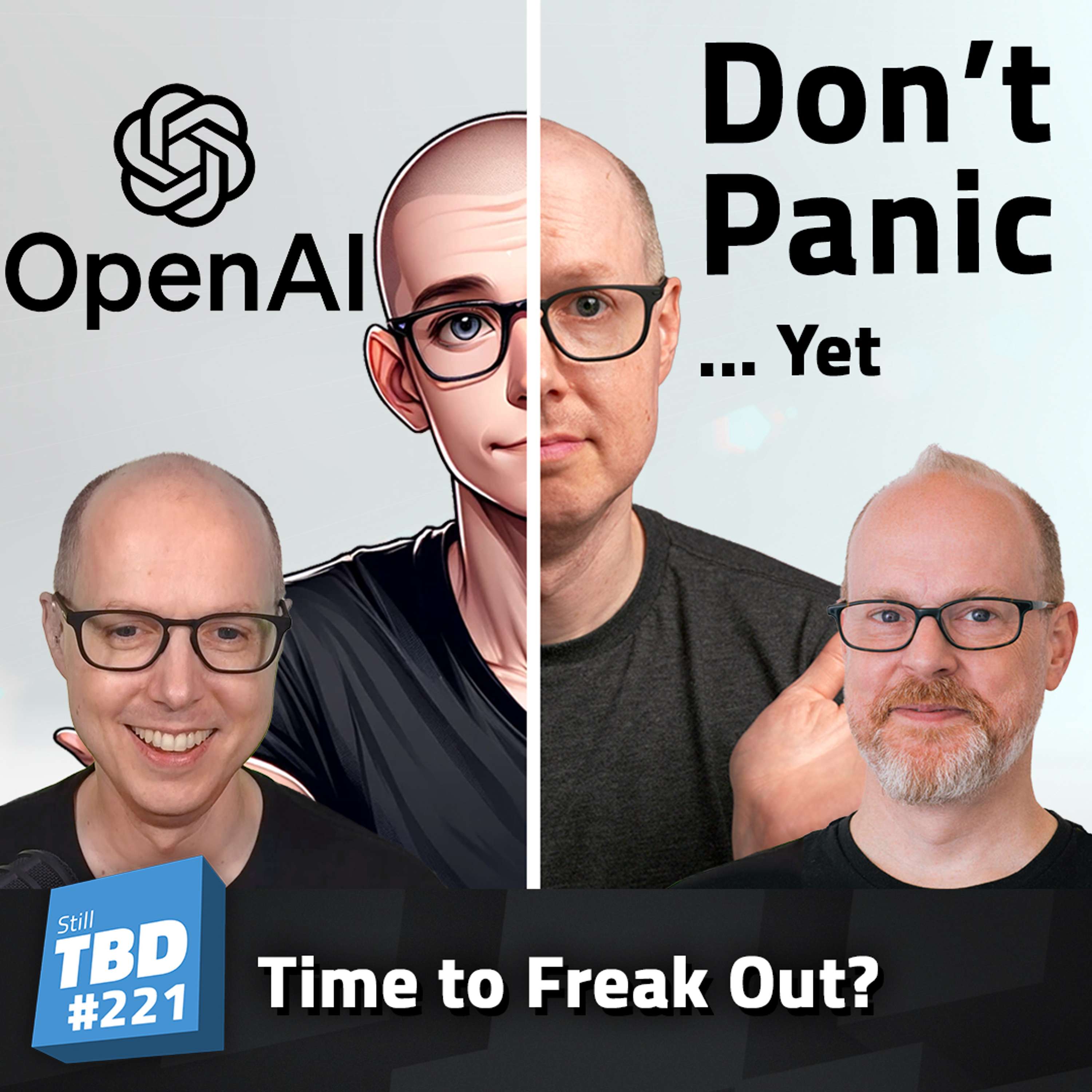 cover of episode 221: Generative AI - Don’t Panic?