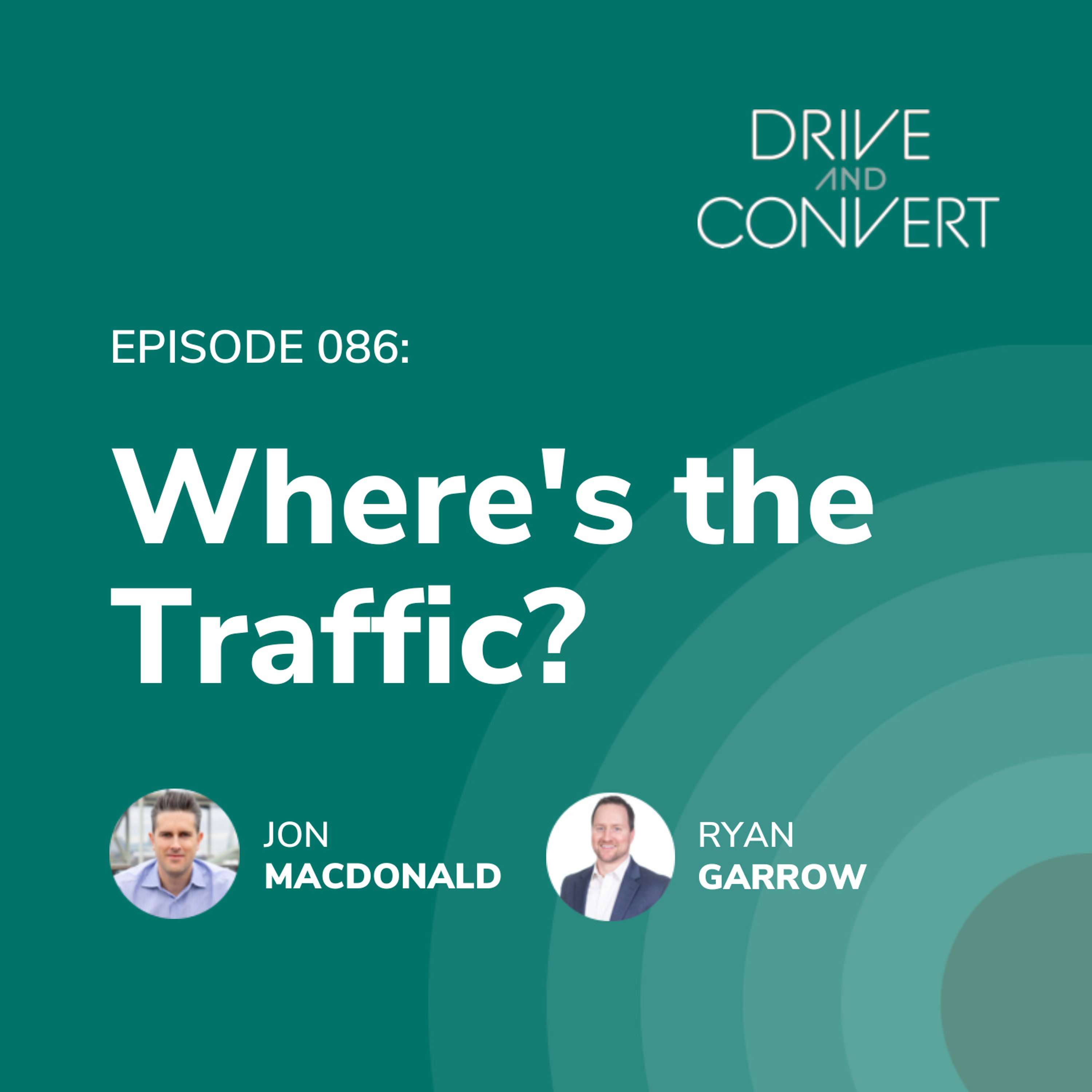 Episode 86: Where's the Traffic?