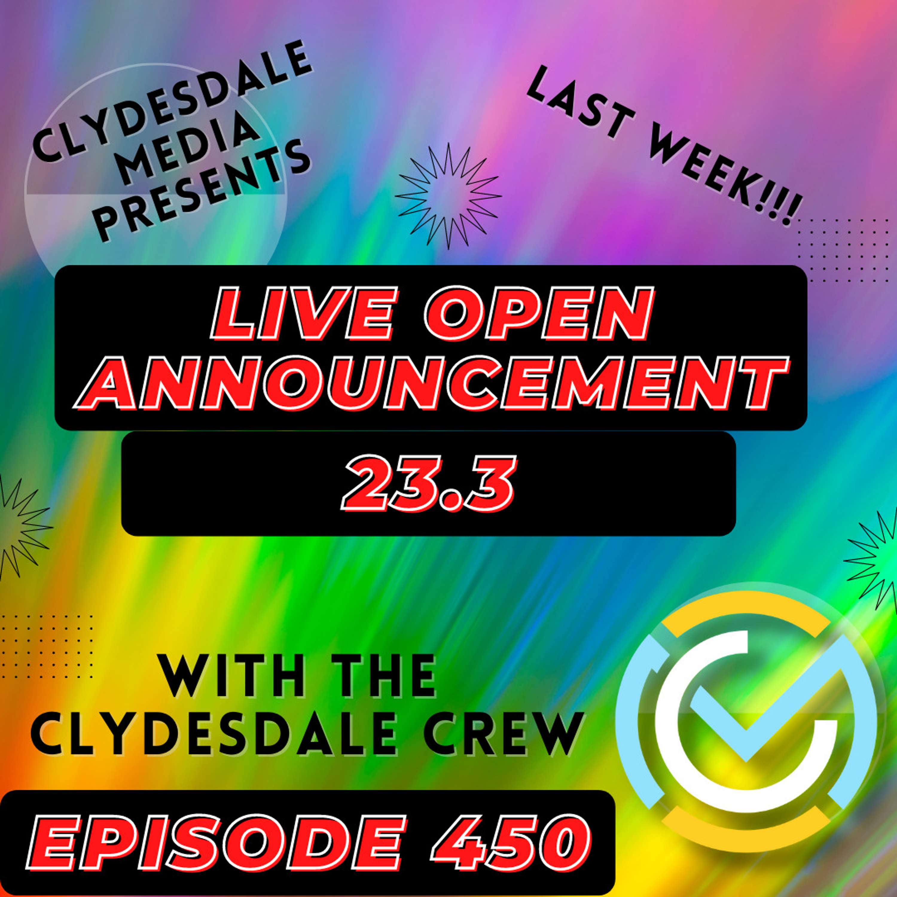 Clydesdale Media Open Announcement 23.3 Part 1 - Its the last week of the Open