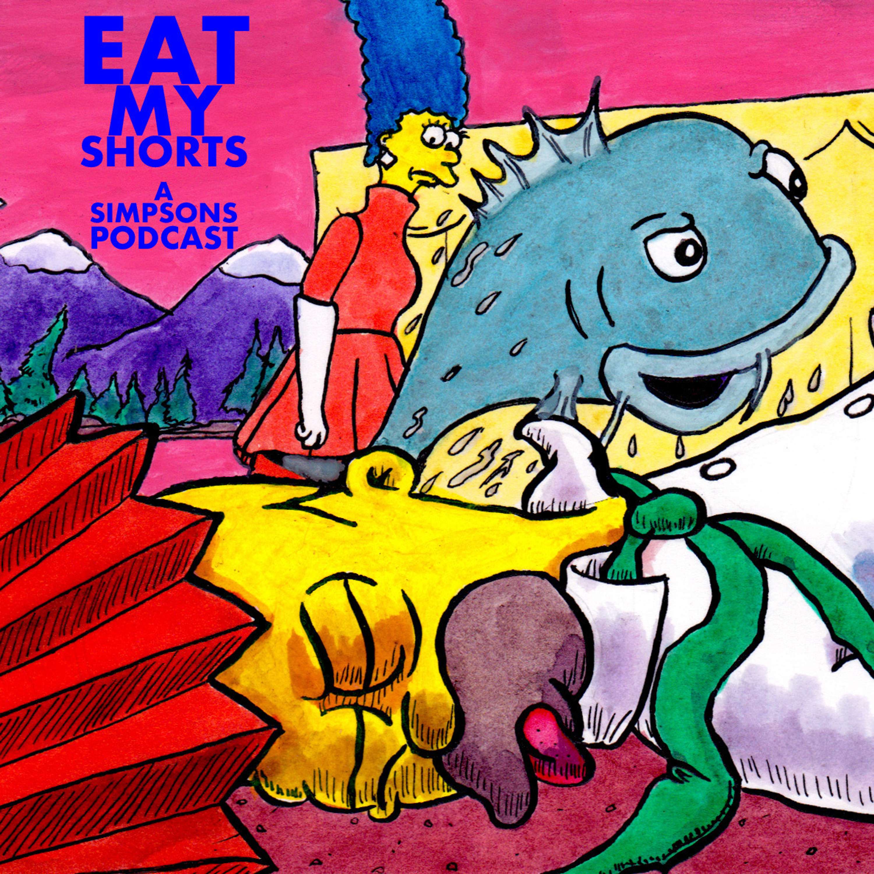 War of the Simpsons episode artwork