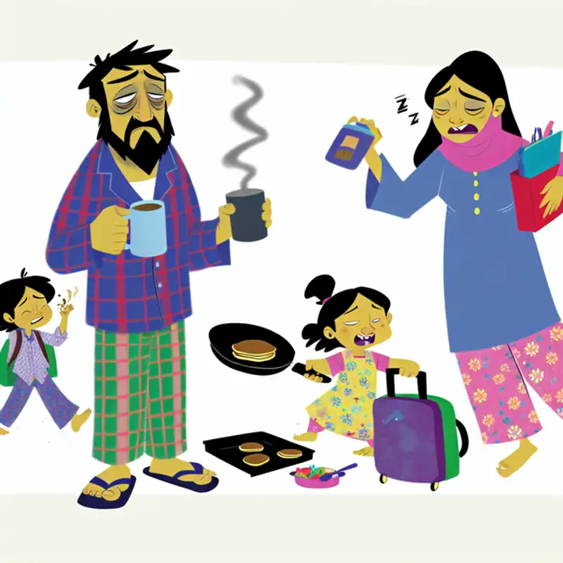 Morning Mayhem: Finding Balance in Parenting Duties for Tired Parents