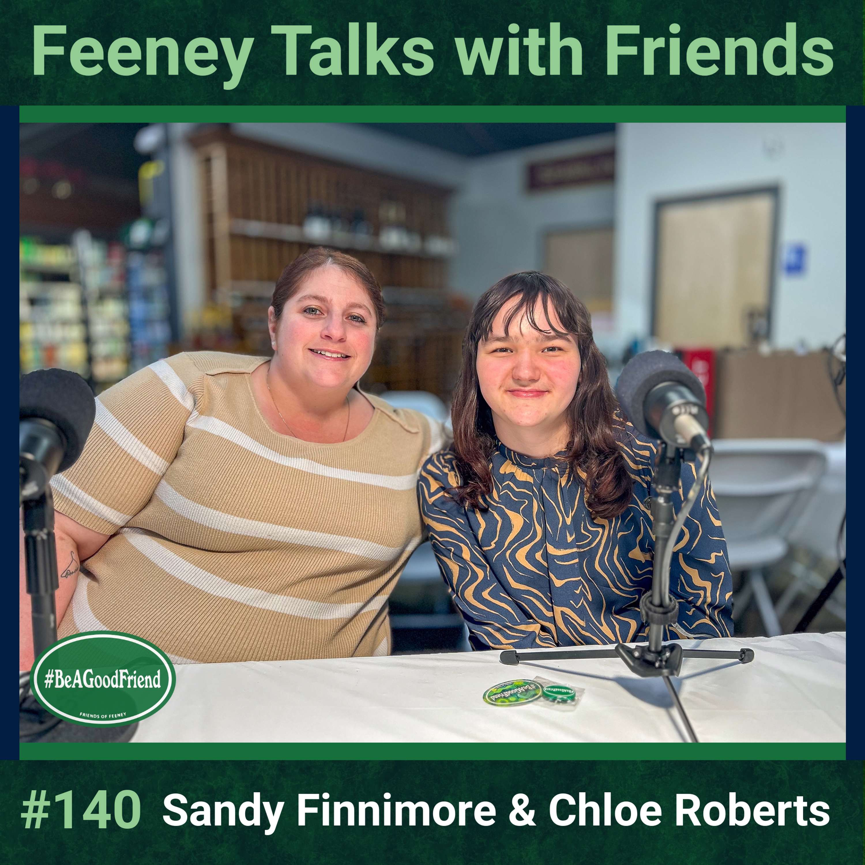 Feeney Talks With Friends