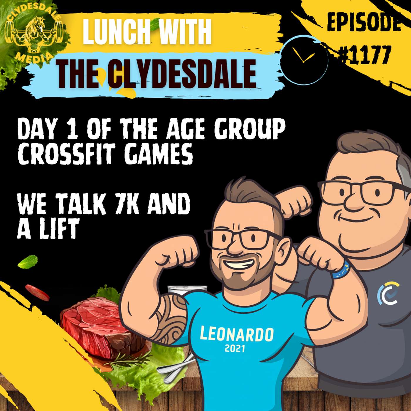 Lunch with the Clydesdale - Day 1 at the Age Group CrossFit Games
