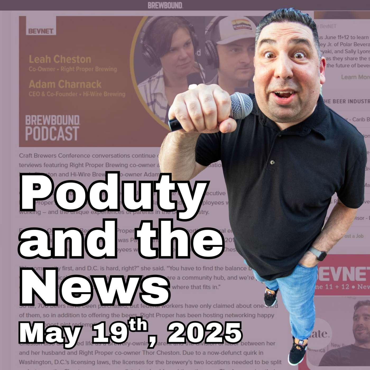 Poduty and the News.  Live Podcast News You Can Use!