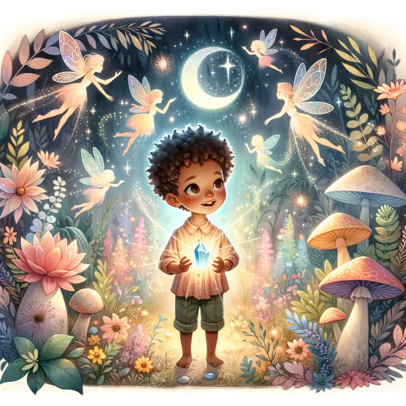 The Enchanted Crystal's Guiding Light